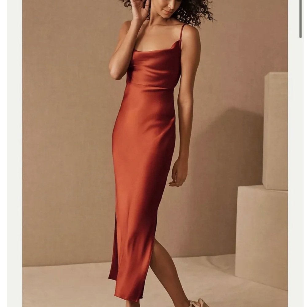BHLDN Cali dress size 4 cinnamon